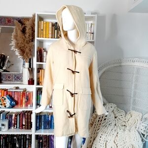 CRAZY doll cream  hooded  jacket Z64